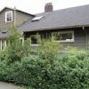 Back view shows house prior to renovation.  There was a small dormer for second floor bath, built in an earlier remodel. 